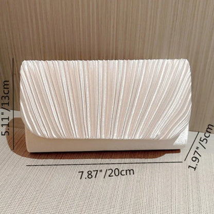 Minaudière Perléane — Pochette de Soirée Strass & Chaîne Dorée
