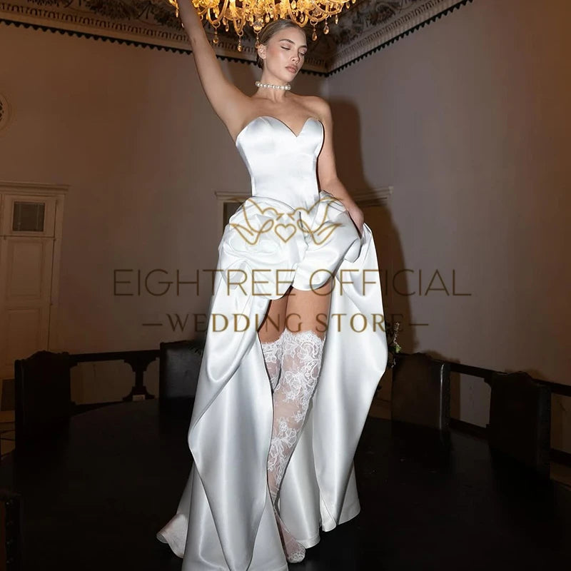 Eightree-Robes de mariée A-ligne personnalisées, Robes de mariée modernes, Patients, Chérie, Haut, Bas, Tout ce qui est glamour, Éducatif, 2025