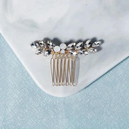 Cristal perle mariée cheveux peigne chapeaux strass perle mariée pince à cheveux bandeaux accessoires bijoux