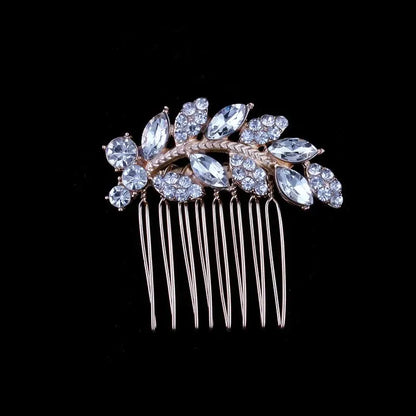 Cristal perle mariée cheveux peigne chapeaux strass perle mariée pince à cheveux bandeaux accessoires bijoux