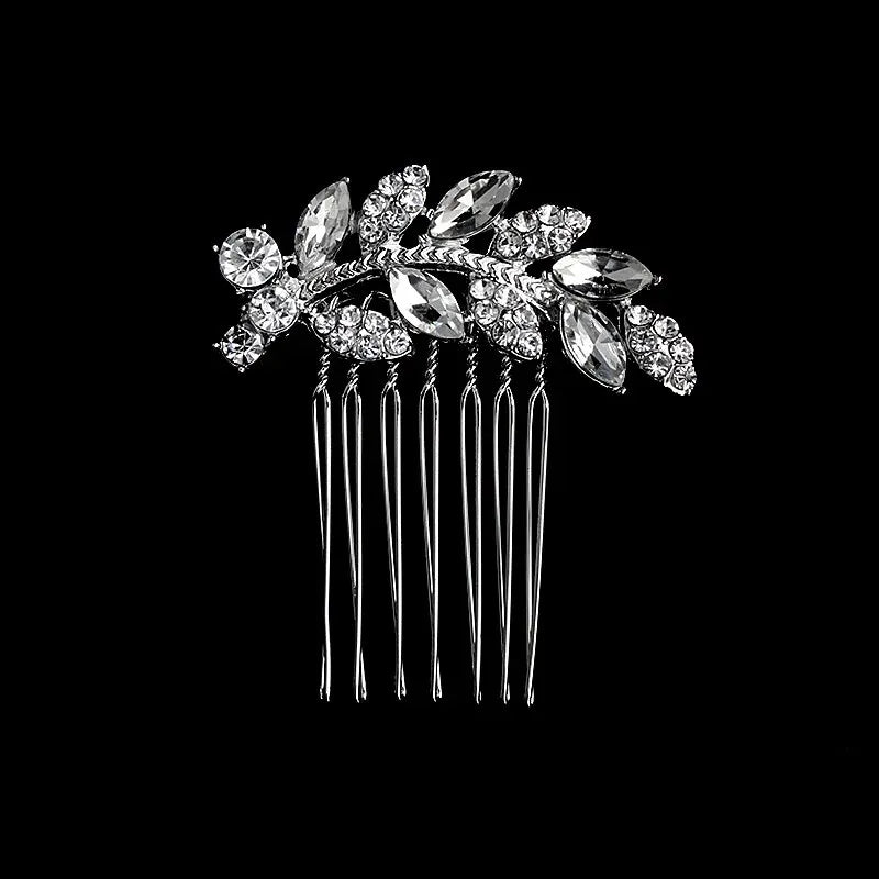 Cristal perle mariée cheveux peigne chapeaux strass perle mariée pince à cheveux bandeaux accessoires bijoux