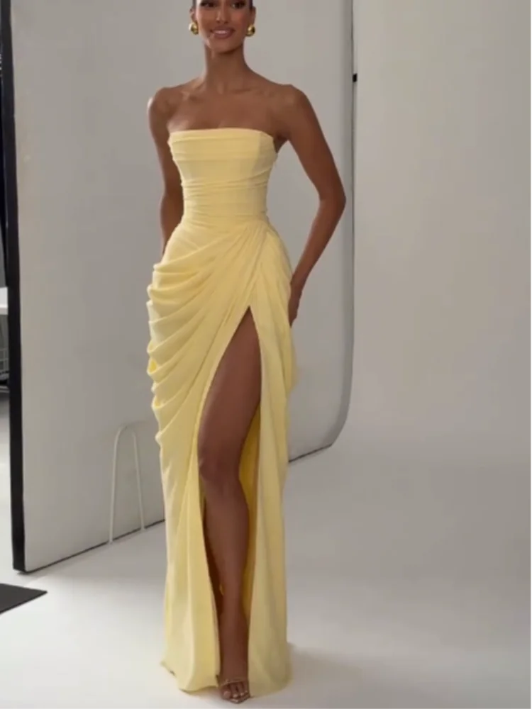 Robe de Soirée Émeraude — Sirène Satin, Une Épaule (Drapé)