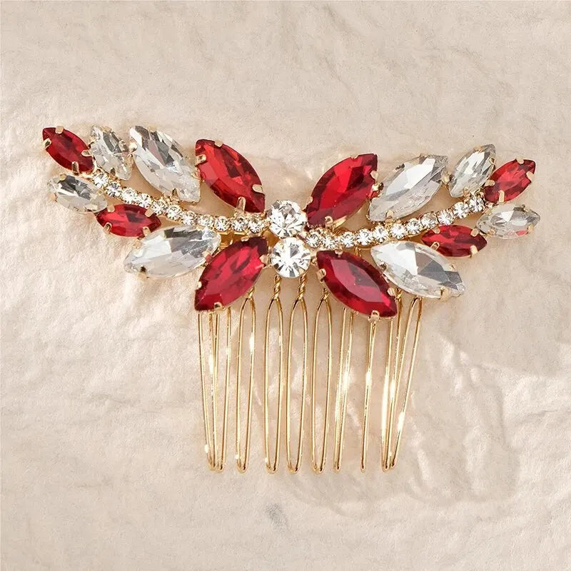 Cristal perle mariée cheveux peigne chapeaux strass perle mariée pince à cheveux bandeaux accessoires bijoux